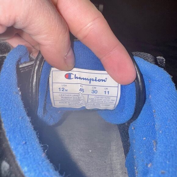 Champion Men's Super C Court Leather Sneakers Shoes Size 11 - Picture 3 of 11